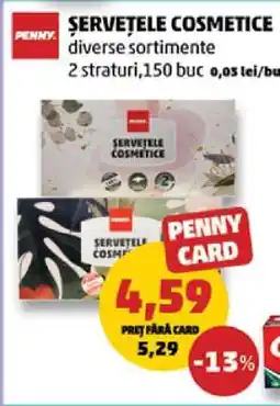 Penny Șervețele cosmetice Ofertă