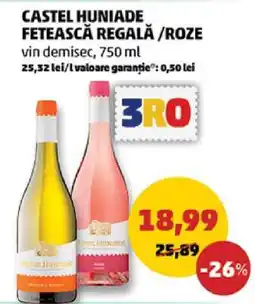 Penny CASTEL HUNIADE FETEASCĂ REGALĂ / ROZE Ofertă