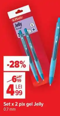 Carrefour Set x 2 pix gel Jelly Ofertă