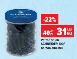 Carrefour Patron stilou SCHNEIDER 100/borcan albastru Ofertă