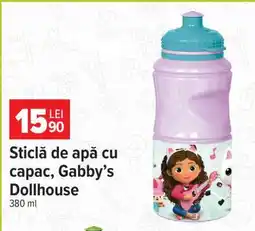 Carrefour Sticlă de apă cu capac, Gabby’s Dollhouse Ofertă