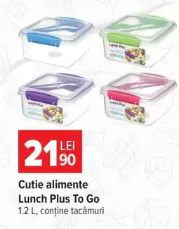 Carrefour Cutie alimente Lunch Plus To Go Ofertă