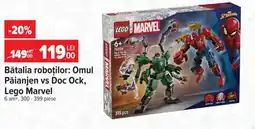 Carrefour Bătălia roboților: Omul Păianjen vs Doc Ock, Lego Marvel Ofertă