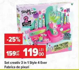 Carrefour Set creativ 3 in 1 Style 4 Ever Ofertă