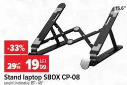 Carrefour Stand laptop SBOX CP-08 Ofertă
