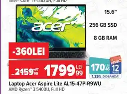 Carrefour Laptop Acer Aspire Lite AL15-47P-R9WU Ofertă