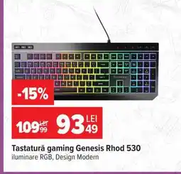 Carrefour Tastatură gaming Genesis Rhod 530 Ofertă