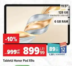 Carrefour Tabletă Honor Pad X9a Ofertă