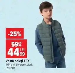 Carrefour Vesta băieți TEX Ofertă