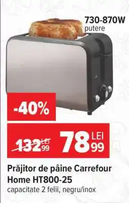 Carrefour Prăjitor de pâine Carrefour Home HT800-25 Ofertă