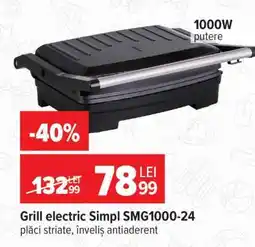 Carrefour Grill electric Simpl SMG1000-24 Ofertă