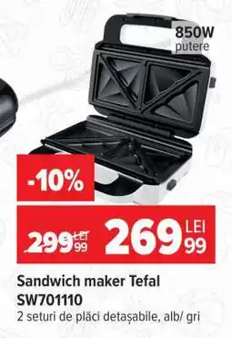Carrefour Sandwich maker Tefal SW701110 Ofertă