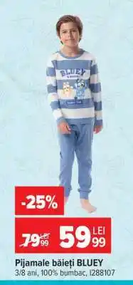 Carrefour Pijamale băieți BLUEY Ofertă