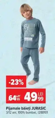 Carrefour Pijamale băieți JURASIC Ofertă