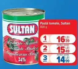 Carrefour Pastă tomate Sultan Ofertă
