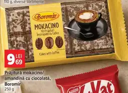 Carrefour Prăjitură mokacino/amandină cu ciocolată, Boromir Ofertă