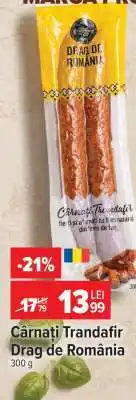 Carrefour Cârnați Trandafir, Drag de România Ofertă