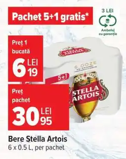 Carrefour Bere Stella Artois Ofertă