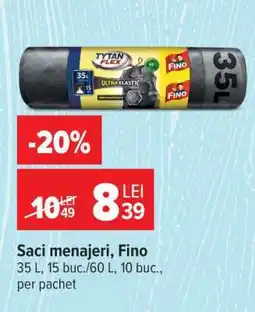 Carrefour Saci menajeri, Fino Ofertă