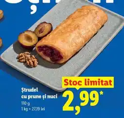 Lidl Ștrudel cu prune și nuci Ofertă