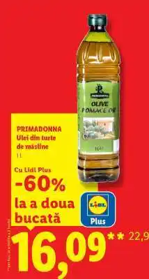 Lidl Primadonna Ulei din turte de măsline Ofertă