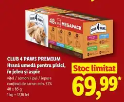 Lidl CLUB 4 PAWS PREMIUM Ofertă