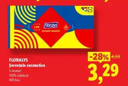 Lidl FLORALYS Șervețele cosmetice Ofertă