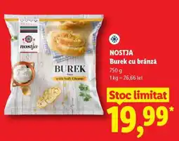 Lidl NOSTJA Burek cu brânză Ofertă