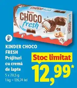 Lidl Kinder Choco Fresh Ofertă