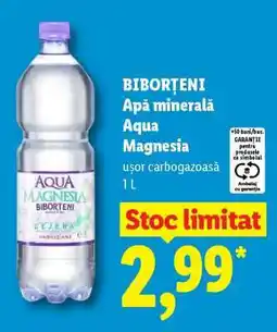 Lidl BIBORȚENI Apă minerală Aqua Magnesia Ofertă