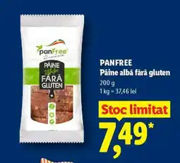 Lidl PANFREE Pâine albă fără gluten Ofertă