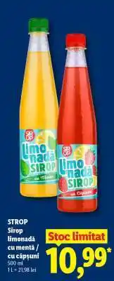 Lidl STROP Sirop limonadă Ofertă