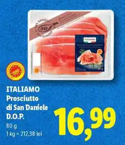 Lidl ITALIAMO Prosciutto di San Daniele D.O.P Ofertă