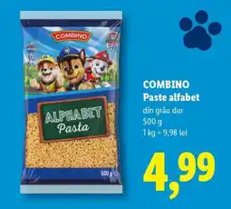 Lidl COMBINO Paste alfabet Ofertă