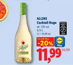Lidl ALLINI Cocktail Hugo Ofertă