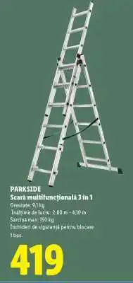 Lidl PARKSIDE Scară multifuncțională, 3 in 1 Ofertă