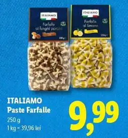 Lidl ITALIAMO Paste farfalle Ofertă