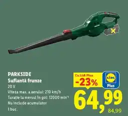 Lidl PARKSIDE Suflantă frunze Ofertă