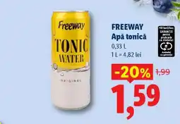 Lidl FREEWAY Apă tonică Ofertă
