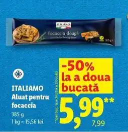 Lidl ITALIAMO Aluat pentru focaccia Ofertă
