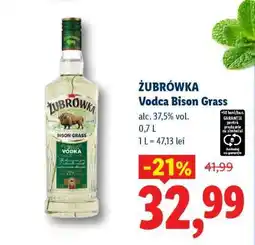 Lidl ŻUBRÓWKA Vodca Bison Grass Ofertă