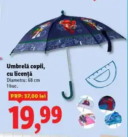 Lidl Umbrelă copii, cu licență Ofertă