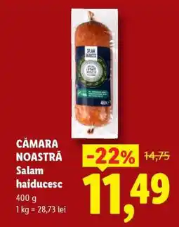 Lidl Cămara Noastră Salam haiducesc Ofertă