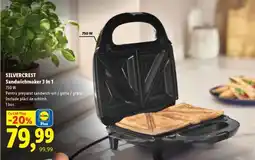 Lidl Silvercrest Sandwichmaker 3 in 1 Ofertă