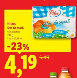 Lidl Pilos Unt de masă Ofertă