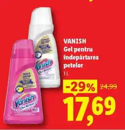 Lidl VANISH Gel pentru îndepărtarea petelor Ofertă