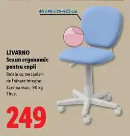 Lidl LIVARNO Scaun ergonomic pentru copii Ofertă