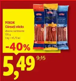 Lidl Pikok Cârnați Sticks Ofertă