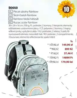 BetterStyle Rainbow plecak școlar Ofertă