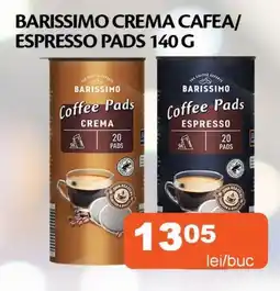 Unicarm Barissimo crema cafea/ espresso pads Ofertă